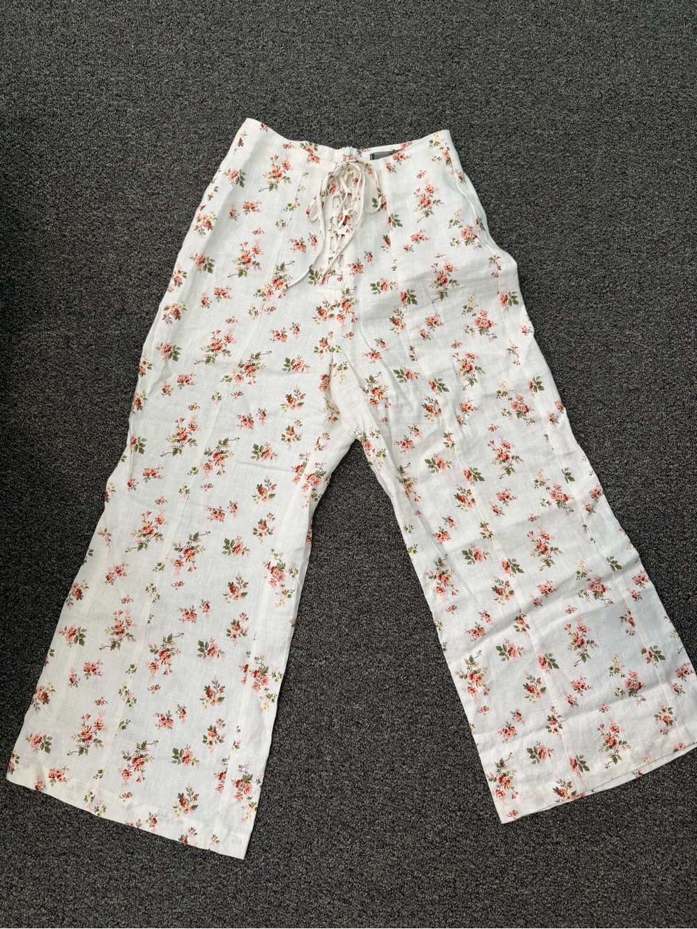 Reformation Linen floral pants